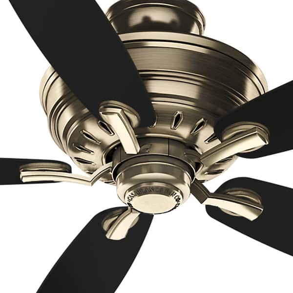 Shop Casablanca Fan Adelaide 52 Antique Brass W 5 Black Mahogany