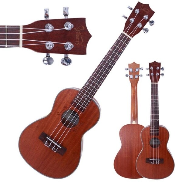 Glarry UK206 23" Concert Rosewood Fingerboard Matte Sapele Ukulele