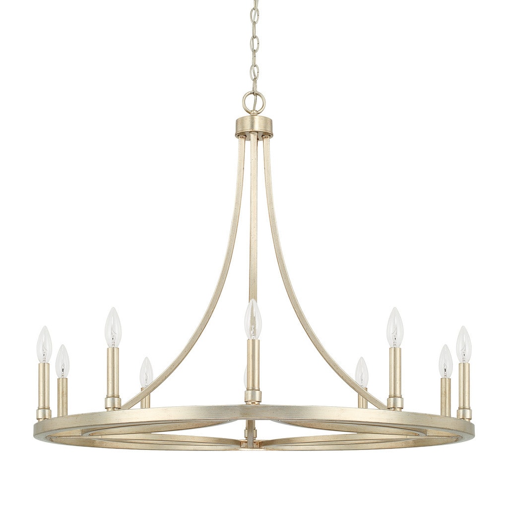 Capital Lighting Donny Osmond Mercer Collection 10-light Winter Gold Chandelier - Chandeliers For Bedrooms by Overstock.com