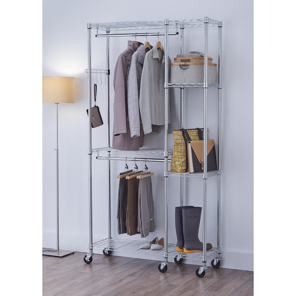 Organize It All Wire Clothing Hanger (Chrome) at