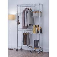 Clothes Drying Rack, Foldable 2-Level Free-Standing Laundry Stand