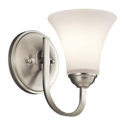 Copper Grove Gramsdale 1-light Brushed Nickel Wall Sconce - Brushed Nickel