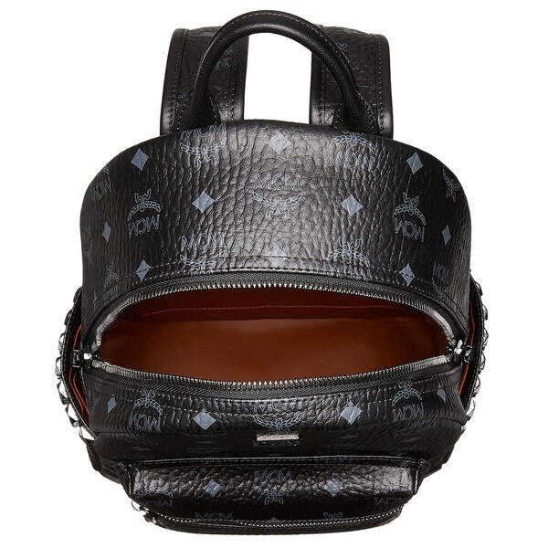 mini black mcm backpack