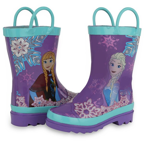 elsa and anna rain boots