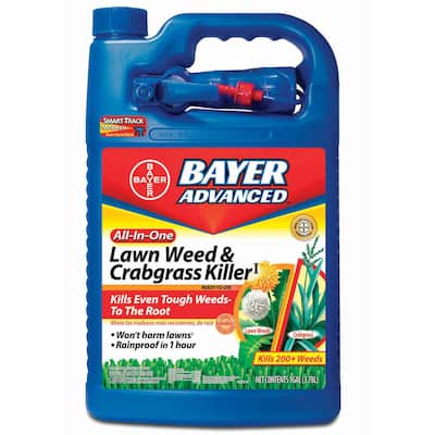 Bayer Advanced All-in-One Lawn Weed and Crabgrass Killer Ready-To-Use ...