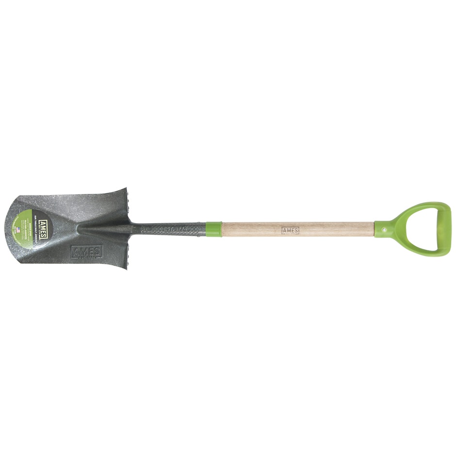 Ames Garden Spade, Wood Handle Grey eBay
