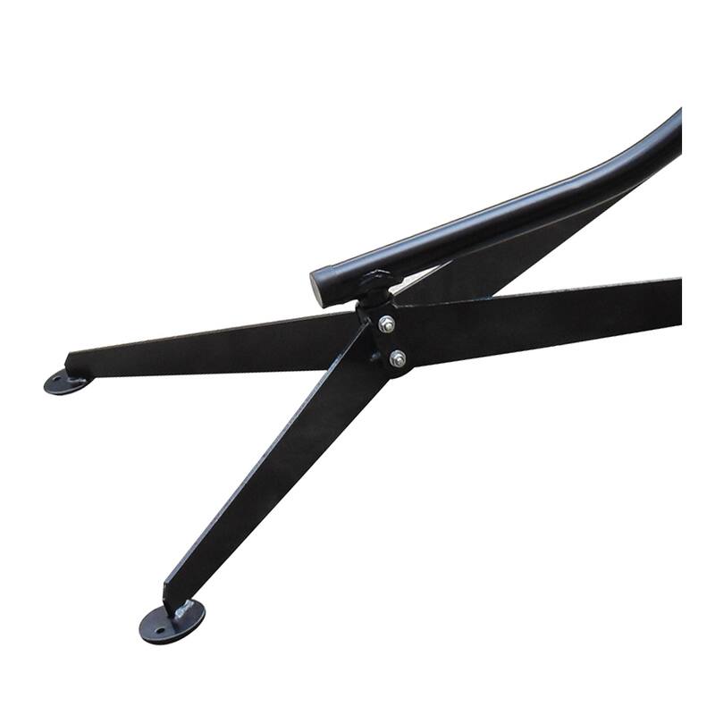 Sorbus® Swivel Hammock Stand Chair Frame, Height adjustable, 1 Person, 350 Pound Capacity (Black)