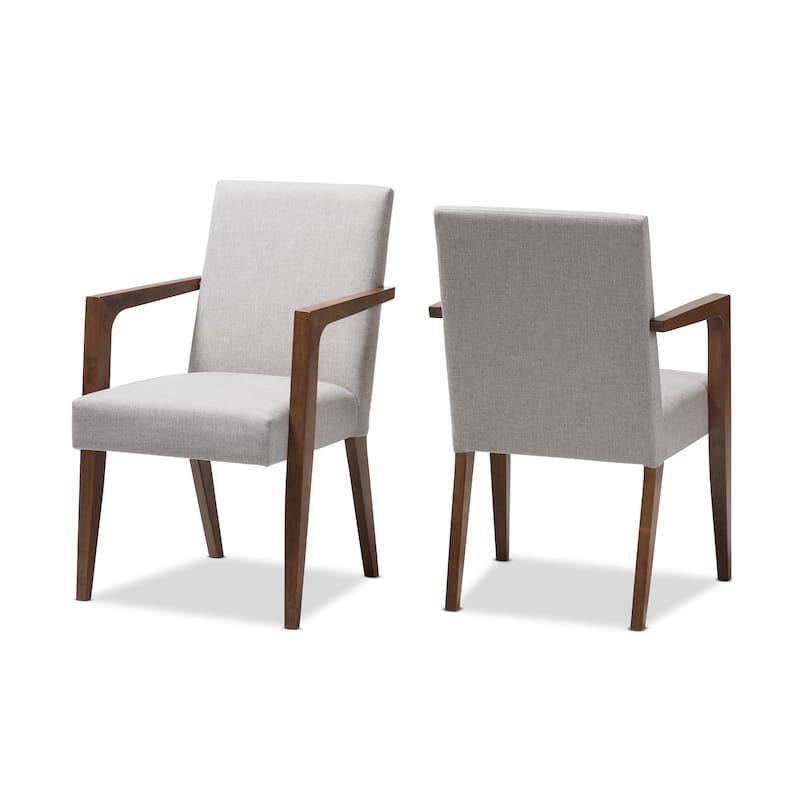 Andrea Mid-Century Modern Upholstered Armchair