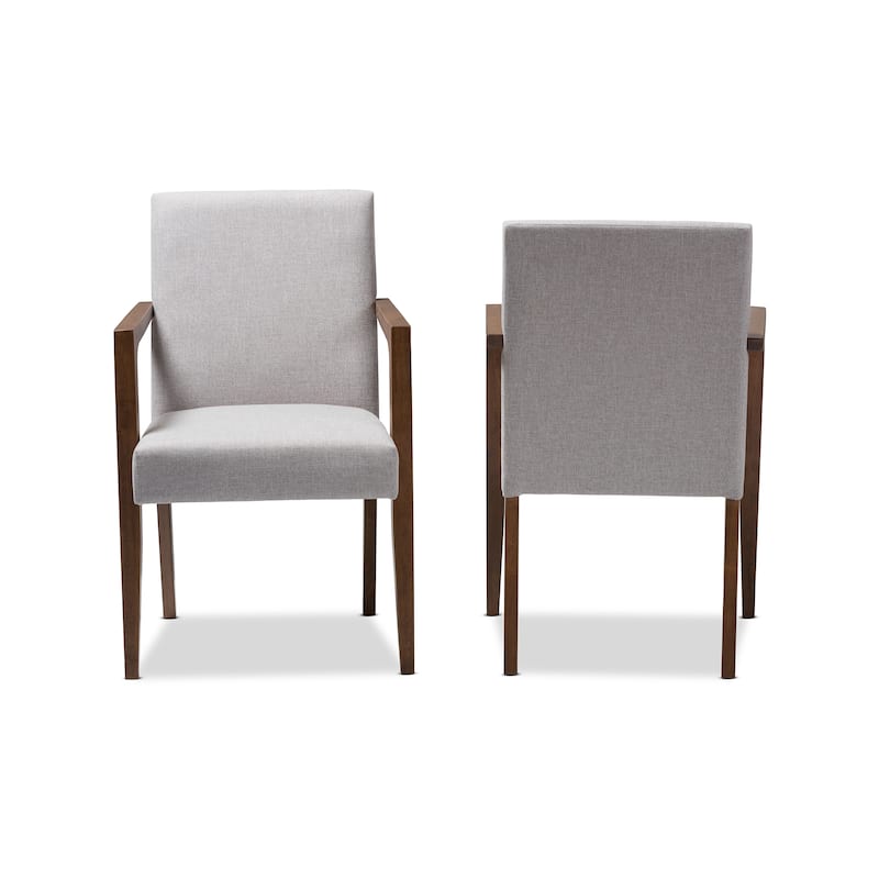 Andrea Mid-Century Modern Upholstered Armchair