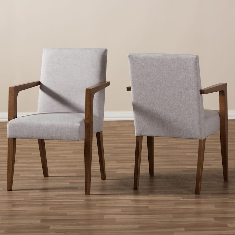 Andrea Mid-Century Modern Upholstered Armchair
