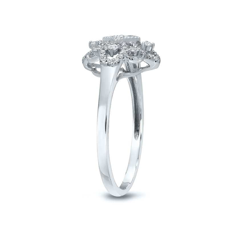 Auriya Vintage Art Deco Diamond Engagement Ring 1/4ct TDW 10K Gold