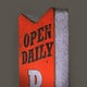 preview thumbnail 5 of 6, American Art Decor Open Daily Bar Metal Arrow Man Cave Marquee LED Signs