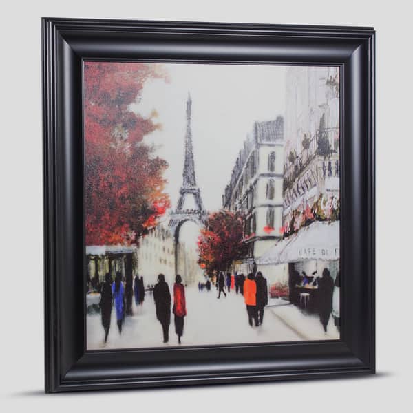 American Art Decor Paris Eiffel Tower Framed Canvas Wall American Art Decor Paris Eiffel Tower