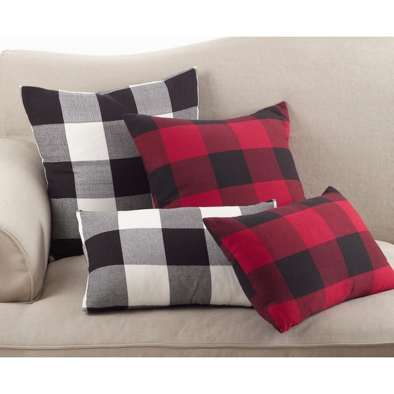 Buffalo Check Plaid Design Throw Pillow