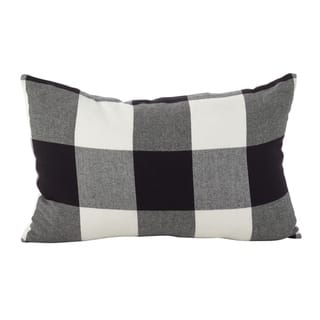 black check pillows