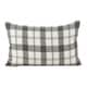 preview thumbnail 3 of 3, Classic Plaid Pattern Cotton Down Filled Throw Pillow