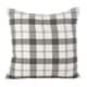 preview thumbnail 4 of 3, Classic Plaid Pattern Cotton Down Filled Throw Pillow