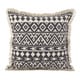 preview thumbnail 2 of 1, Aztec Tribal Design Fringe Trim Cotton Down Filled Throw Pillow