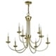 preview thumbnail 6 of 4, Livex Lighting Estate 9 light Polished Brass Indoor Chandelier - Gold