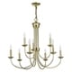 preview thumbnail 4 of 4, Livex Lighting Estate 9 light Polished Brass Indoor Chandelier - Gold