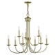 preview thumbnail 1 of 4, Livex Lighting Estate 9 light Polished Brass Indoor Chandelier - Gold