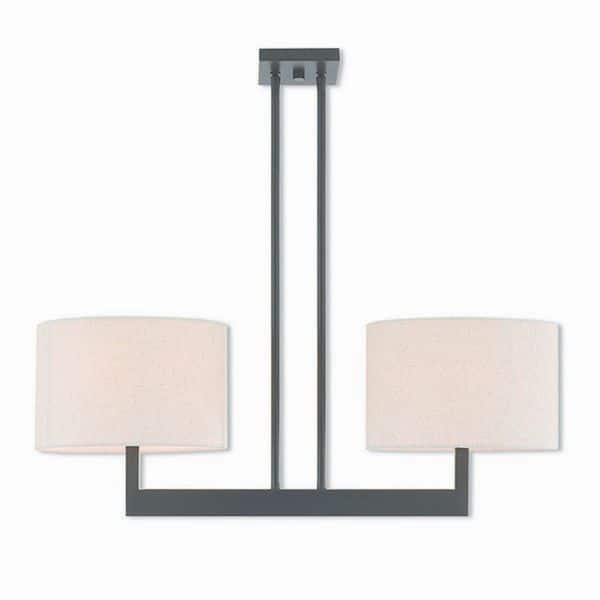 Livex Lighting 42425-07 Hayworth 2 light Bronze Indoor Chandelier - Bed ...