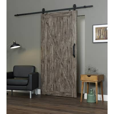 Millbrooke 42w x 84h PVC Z Barn Door Kit