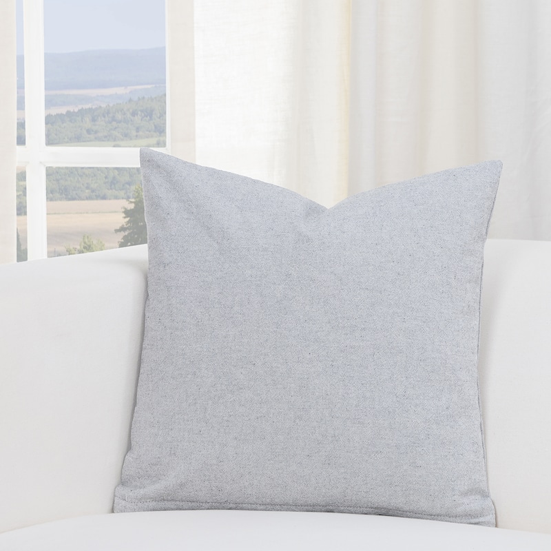 SIScovers Harvest Pewter Grey Accent Throw Pillow