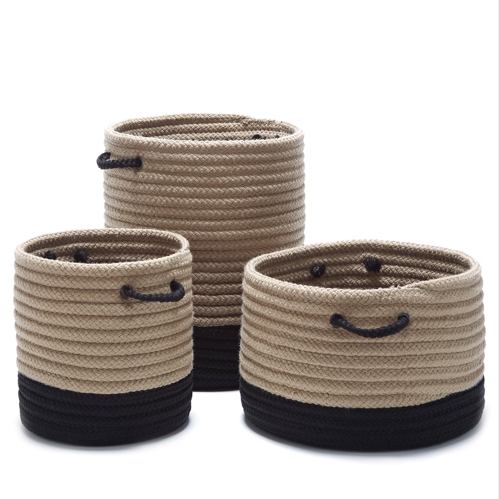 Outdoor Marina 2-Tone Naturalized Baskets (Small/Medium/Large)