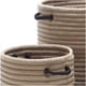 preview thumbnail 3 of 4, Outdoor Marina 2-Tone Naturalized Baskets (Small/Medium/Large)