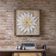 preview thumbnail 1 of 4, INK+IVY Solis Natural Wood Wall Decor with Gold Embelishment