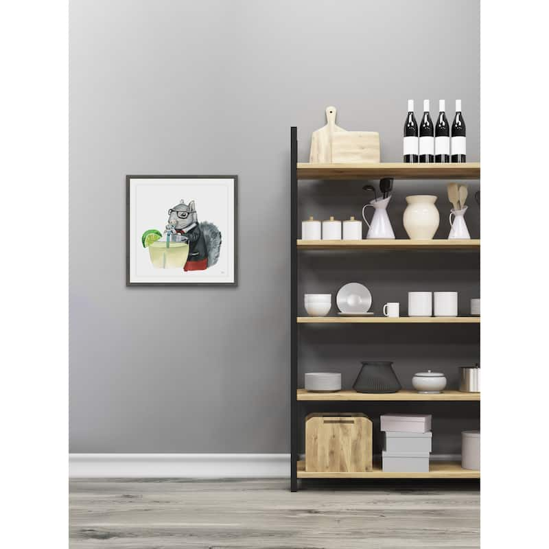 'alcohol Professor' Framed Painting Print - Bed Bath & Beyond - 16071663