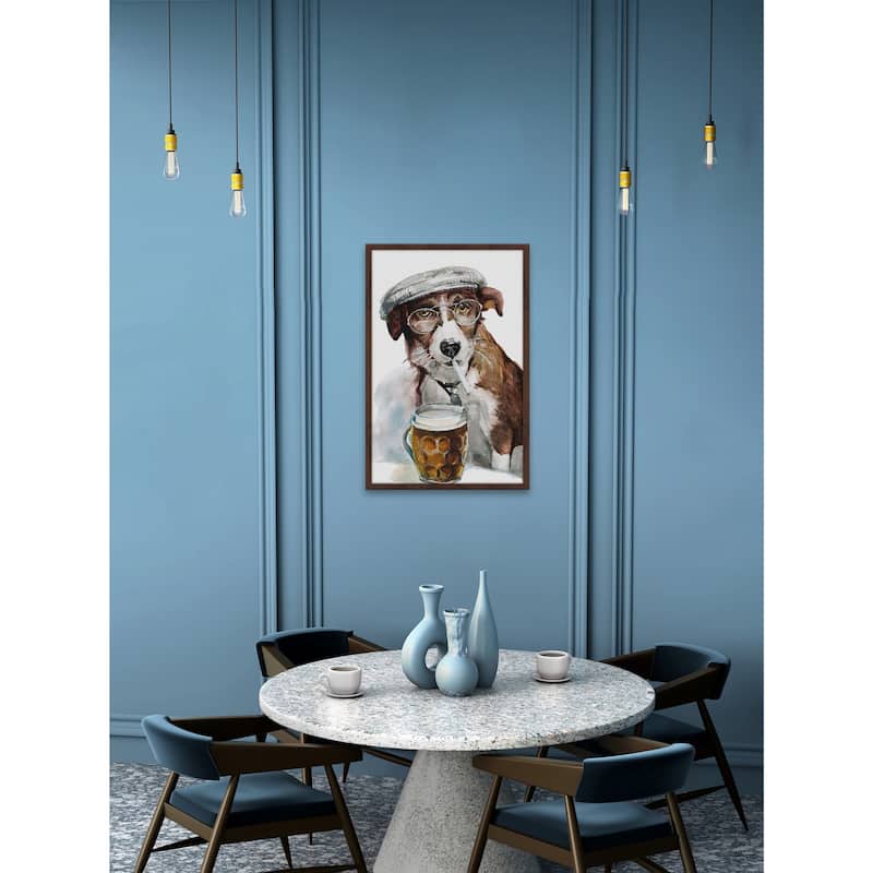 'French Dude' Framed Painting Print