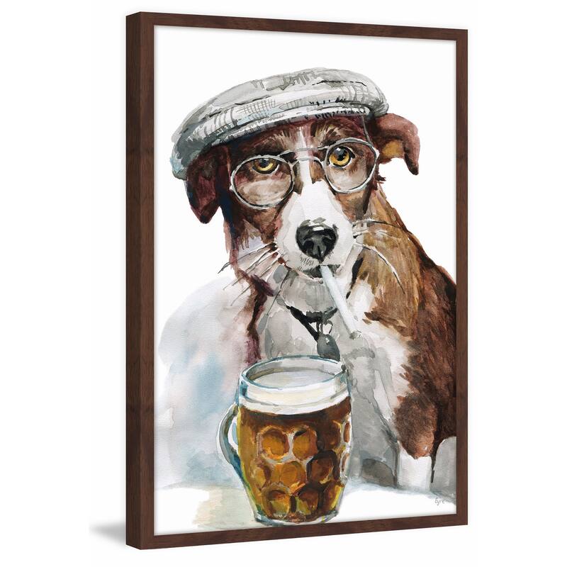 'French Dude' Framed Painting Print