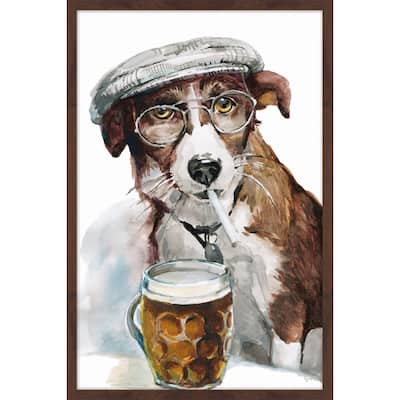 'French Dude' Framed Painting Print