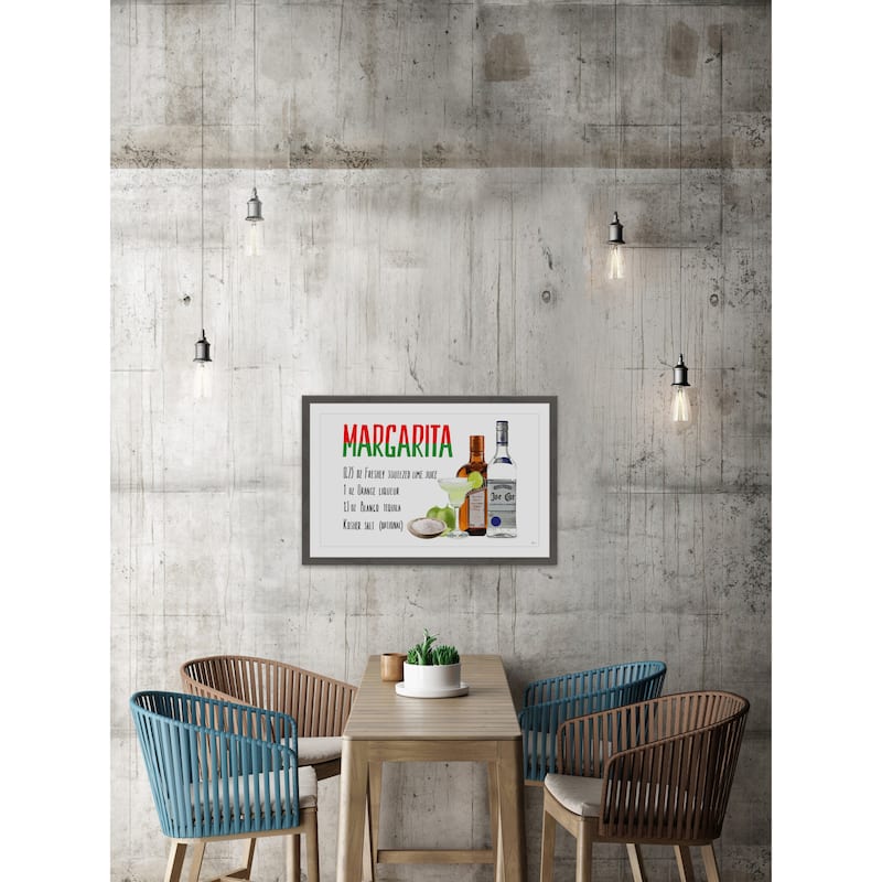 'Margarita Concoction' Framed Painting Print