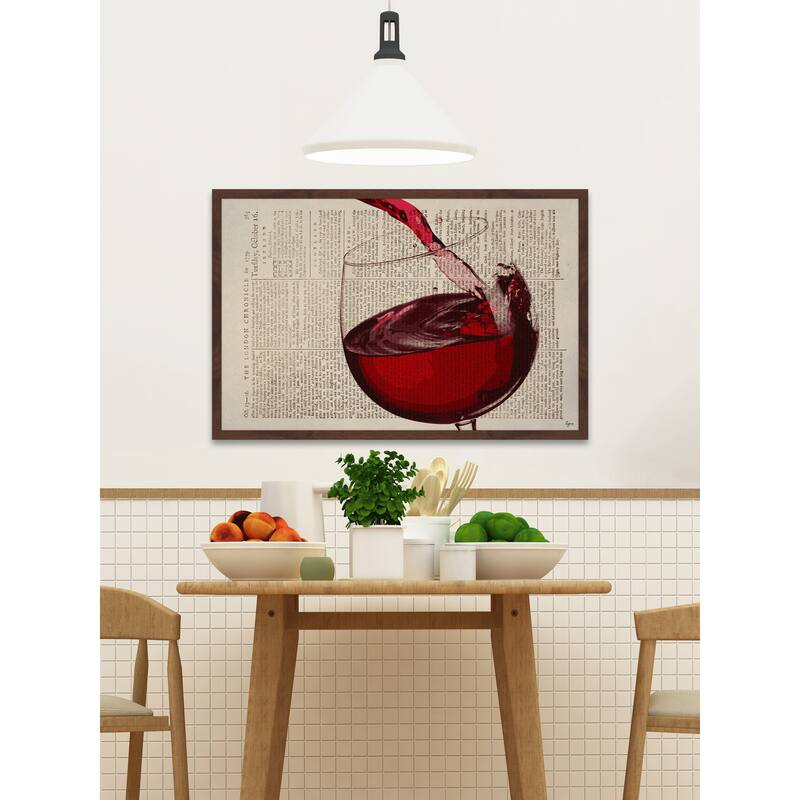 'Pinot Noir' Framed Painting Print