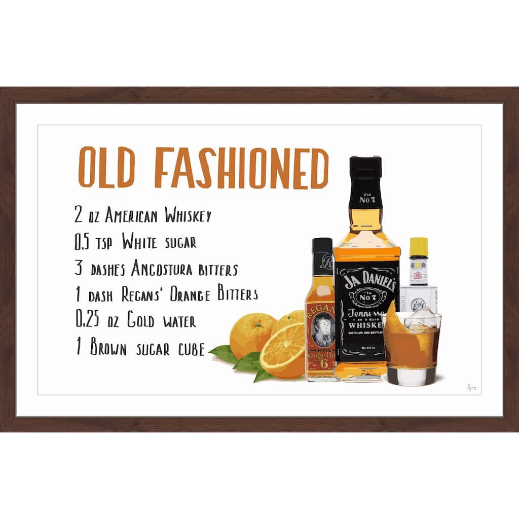 'Old Fashioned Concoction' Framed Painting Print