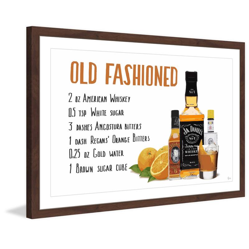 'Old Fashioned Concoction' Framed Painting Print
