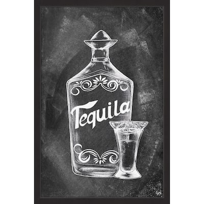 'Tequila Bottle' Framed Painting Print