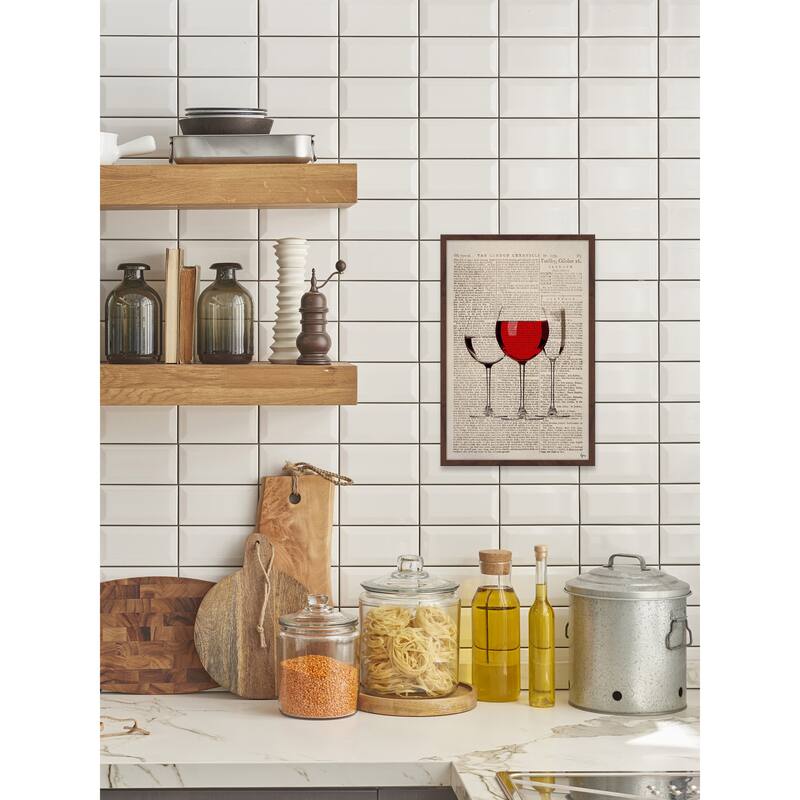 'Tres Copas' Framed Painting Print