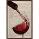 'A Cup of Burgundy' Framed Painting Print - Bed Bath & Beyond - 16071822