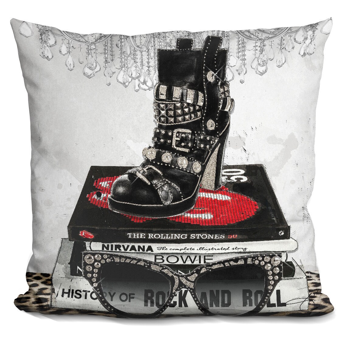 Shop By Jodi Rock And Roll Couture Throw Pillow Free Shipping