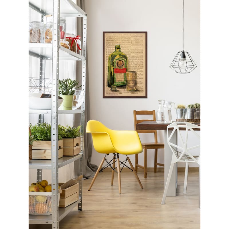 'Jagermeister Poured' Framed Painting Print