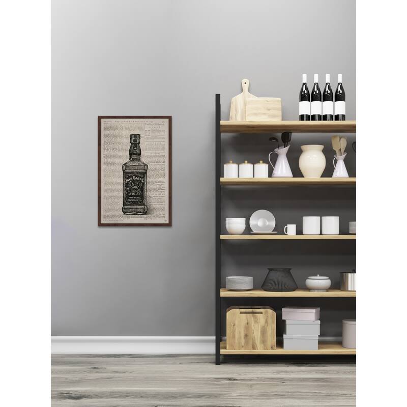 'Jack Daniel Time' Framed Painting Print