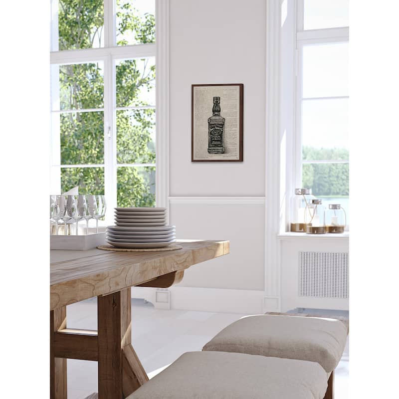 'Jack Daniel Time' Framed Painting Print