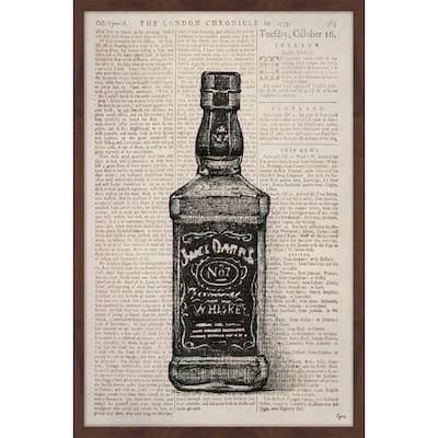 'Jack Daniel Time' Framed Painting Print