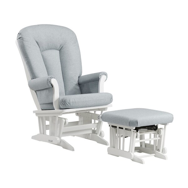 dutailier sleigh glider and ottoman combo