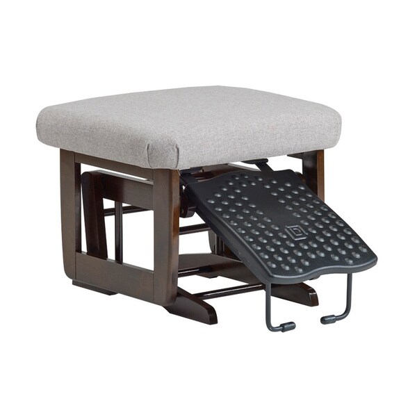 Dutailier Pebble Grey Multiposition Reclining Modern Glider and