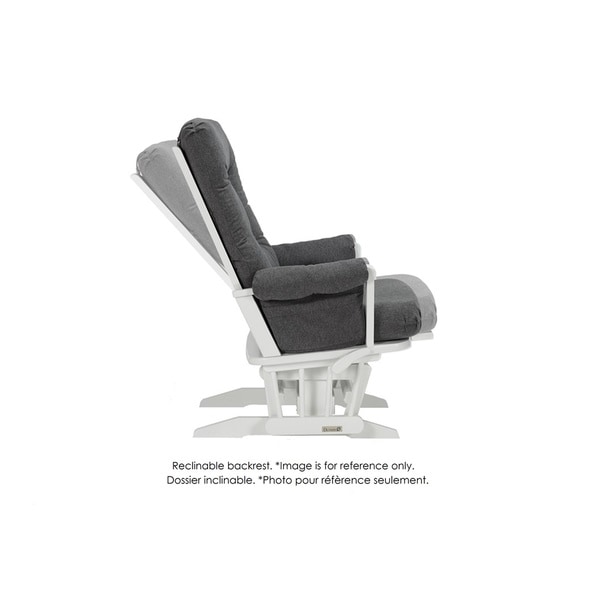 Dutailier Pebble Grey Multiposition Reclining Modern Glider and